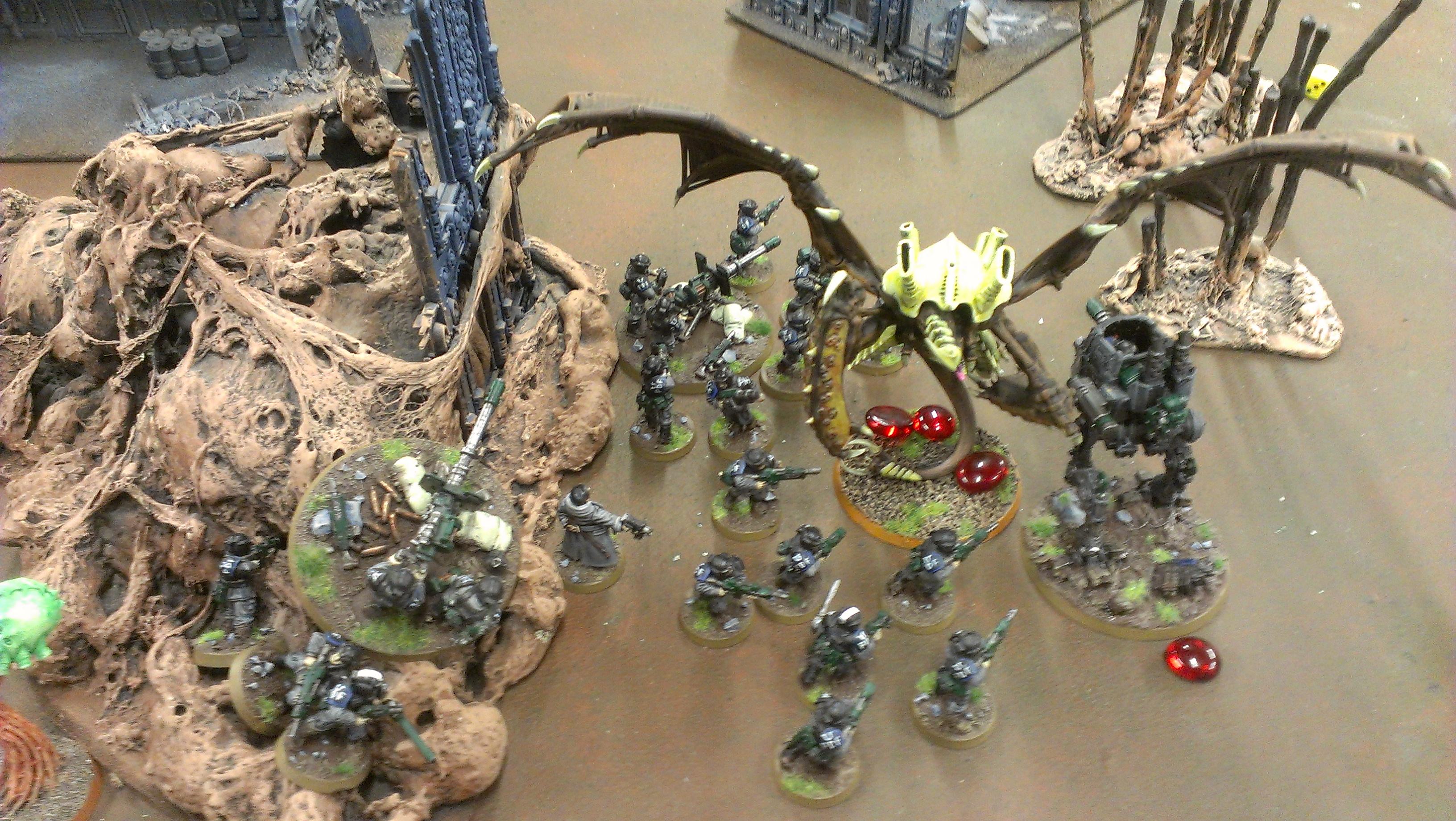 Apocalypse Battle Report Fully Painted Imperial Guard Tyranids